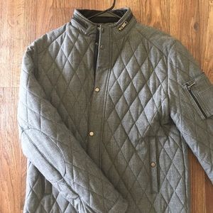 Mens Zara pewter coat